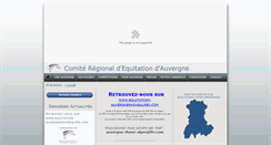Desktop Screenshot of equitation-auvergne.com